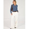 image:imageANRABESS Sweaters for Women Polo Collared Knit Long Sleeve PulloverDeep Blue