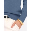 image:imageANRABESS Sweaters for Women Polo Collared Knit Long Sleeve PulloverDeep Blue