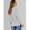 image:imageANRABESS Sweaters for Women Striped Top Long Sleeve Shirts Fall OutfitsGrey White Apricot