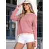 image:imageANRABESS Sweaters for Women Striped Top Long Sleeve Shirts Fall OutfitsRed White Apricot