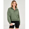 image:imageANRABESS Sweatshirt for Women Oversized Cropped Fall OutfitsGreen