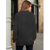 image:imageANRABESS Sweatshirt for Women Oversized Henley Tunic TopsDeep Grey
