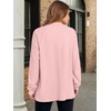 image:imageANRABESS Sweatshirt for Women Oversized Henley Tunic TopsPink
