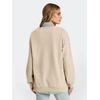 image:imageANRABESS Sweatshirts for Women Oversized Long Sleeve Textured Side PulloverParchment