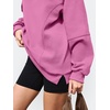 image:imageANRABESS Sweatshirts for Women Oversized Long Sleeve Textured Side PulloverPink