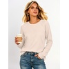 image:imageANRABESS Tunic Tops Crewneck Sweatshirts for WomenBeige