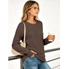 image:imageANRABESS Tunic Tops Crewneck Sweatshirts for WomenBrown