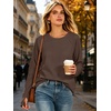 image:imageANRABESS Tunic Tops Crewneck Sweatshirts for WomenBrown