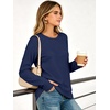 image:imageANRABESS Tunic Tops Crewneck Sweatshirts for WomenNavy Blue
