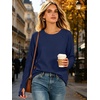 image:imageANRABESS Tunic Tops Crewneck Sweatshirts for WomenNavy Blue