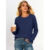 image:imageANRABESS Tunic Tops Crewneck Sweatshirts for WomenNavy Blue