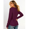 image:imageANRABESS Tunic Tops Crewneck Sweatshirts for WomenPurple Red