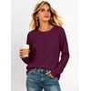 image:imageANRABESS Tunic Tops Crewneck Sweatshirts for WomenPurple Red