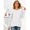image:imageANRABESS Tunic Tops Crewneck Sweatshirts for WomenWhite