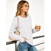 image:imageANRABESS Tunic Tops Crewneck Sweatshirts for WomenWhite