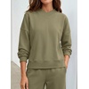 image:imageANRABESS Two Piece Lounge Sets for Women Fall SweatsuitsArmy Green