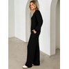 image:imageANRABESS Two Piece Lounge Sets for Women Fall SweatsuitsBlack