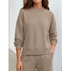 image:imageANRABESS Two Piece Lounge Sets for Women Fall SweatsuitsKhaki