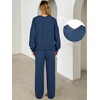 image:imageANRABESS Two Piece Lounge Sets for Women Fall SweatsuitsNavy Blue