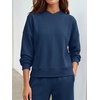 image:imageANRABESS Two Piece Lounge Sets for Women Fall SweatsuitsNavy Blue