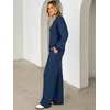 image:imageANRABESS Two Piece Lounge Sets for Women Fall SweatsuitsNavy Blue
