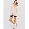 image:imageANRABESS Waffle Knit Sweatshirt for Women Lightweight ShirtsBeige