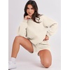 image:imageANRABESS Women 2 Piece Outfits Sweat Lounge Shorts SetsBeige