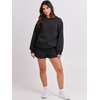 image:imageANRABESS Women 2 Piece Outfits Sweat Lounge Shorts SetsBlack