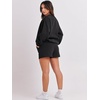 image:imageANRABESS Women 2 Piece Outfits Sweat Lounge Shorts SetsBlack