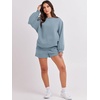 image:imageANRABESS Women 2 Piece Outfits Sweat Lounge Shorts SetsBlue