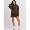 image:imageANRABESS Women 2 Piece Outfits Sweat Lounge Shorts SetsCoffee