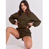 image:imageANRABESS Women 2 Piece Outfits Sweat Lounge Shorts SetsCoffee