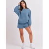 image:imageANRABESS Women 2 Piece Outfits Sweat Lounge Shorts SetsDeep Blue