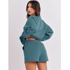 image:imageANRABESS Women 2 Piece Outfits Sweat Lounge Shorts SetsLake