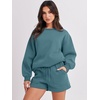 image:imageANRABESS Women 2 Piece Outfits Sweat Lounge Shorts SetsLake