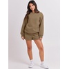 image:imageANRABESS Women 2 Piece Outfits Sweat Lounge Shorts SetsLight Brown