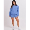 image:imageANRABESS Women 2 Piece Outfits Sweat Lounge Shorts SetsSky