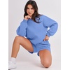 image:imageANRABESS Women 2 Piece Outfits Sweat Lounge Shorts SetsSky