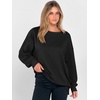 image:imageANRABESS Women Oversized Long Sleeve Crewneck SweatshirtsBlack