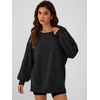 image:imageANRABESS Women Oversized Long Sleeve Crewneck SweatshirtsBlack