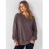 image:imageANRABESS Women Oversized Long Sleeve Crewneck SweatshirtsCamel