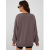 image:imageANRABESS Women Oversized Long Sleeve Crewneck SweatshirtsCamel
