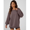 image:imageANRABESS Women Oversized Long Sleeve Crewneck SweatshirtsCamel