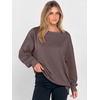 image:imageANRABESS Women Oversized Long Sleeve Crewneck SweatshirtsCamel