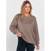 image:imageANRABESS Women Oversized Long Sleeve Crewneck SweatshirtsKhaki