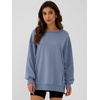 image:imageANRABESS Women Oversized Long Sleeve Crewneck SweatshirtsLight Blue