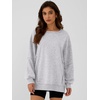 image:imageANRABESS Women Oversized Long Sleeve Crewneck SweatshirtsLight Grey