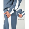 image:imageANRABESS Womens 2 Piece Lounge Set Color Block Tracksuit SweatsuitBlue White