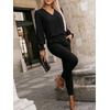 image:imageANRABESS Womens Business Casual Top Dressy Blouses Puff Long Sleeve ShirtsBlack
