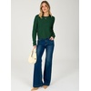 image:imageANRABESS Womens Fall Cropped Lightweight SweatersForest Green